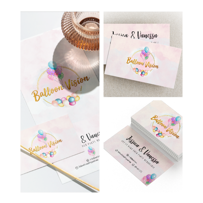 Wedding favour stationery in soft pink