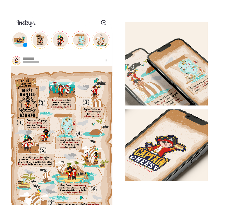Captain Cheesy client review and device layout