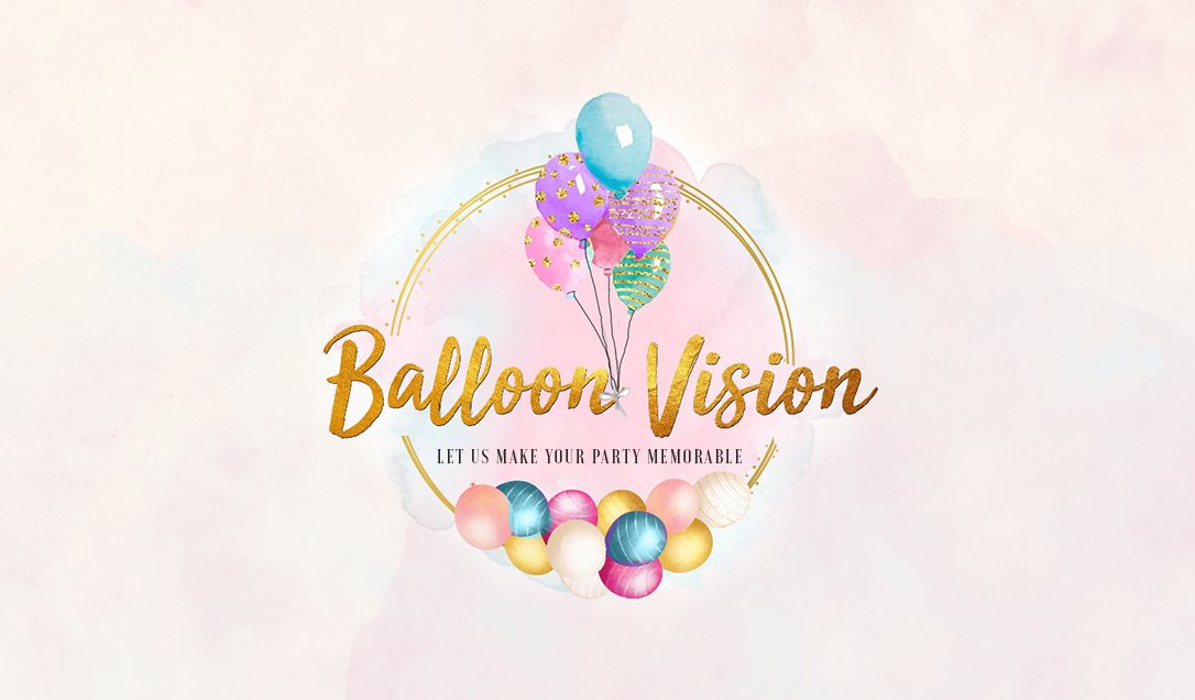 Balloon Vision business card front design