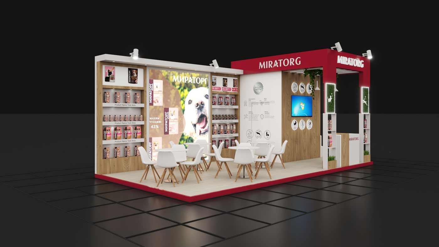 Migratory exhibition stand concept render